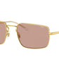 Ray-Ban RB3669 Rectangle Sunglasses  001/Q4-ARISTA 55-20-140 - Color Map gold