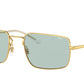 Ray-Ban RB3669 Rectangle Sunglasses  001/Q5-ARISTA 55-20-140 - Color Map gold