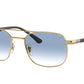 Ray-Ban RB3670 Square Sunglasses  001/3F-ARISTA 54-19-140 - Color Map gold