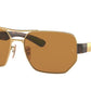 Ray-Ban RB3672 Irregular Sunglasses  001/83-ARISTA 60-17-135 - Color Map gold