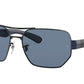 Ray-Ban RB3672 Irregular Sunglasses  002/80-BLACK 60-17-135 - Color Map black