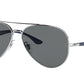 Ray-Ban RB3675 Pilot Sunglasses  003/B1-SILVER 58-14-135 - Color Map silver