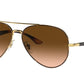 Ray-Ban RB3675 Pilot Sunglasses  9127A5-ARISTA 58-14-135 - Color Map gold