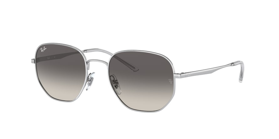 Ray-Ban RB3682 Irregular Sunglasses  003/11-SILVER 51-19-145 - Color Map silver
