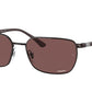 Ray-Ban RB3684CH Irregular Sunglasses  014/AF-BROWN 58-18-140 - Color Map brown