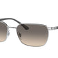 Ray-Ban RB3684 Irregular Sunglasses  003/32-SILVER 58-18-140 - Color Map silver