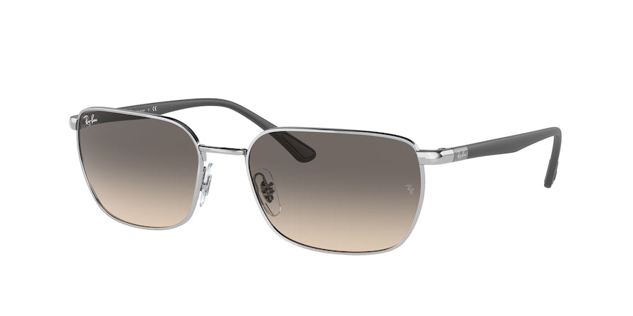 Ray-Ban RB3684 Irregular Sunglasses  003/32-SILVER 58-18-140 - Color Map silver