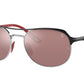 Ray-Ban RB3685M Pillow Sunglasses  F060H2-BLACK ON SILVER 58-19-140 - Color Map silver