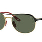 Ray-Ban RB3685M Pillow Sunglasses  F06171-BLACK ON ARISTA 58-19-140 - Color Map gold