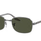 Ray-Ban RB3690 Pillow Sunglasses  004/31-GUNMETAL 54-21-145 - Color Map gunmetal