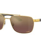 Ray-Ban RB3701 Rectangle Sunglasses  001/6B-ARISTA 59-17-145 - Color Map gold