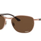 Ray-Ban RB3702 Pillow Sunglasses  9202AN-ROSE GOLD 57-18-135 - Color Map gold