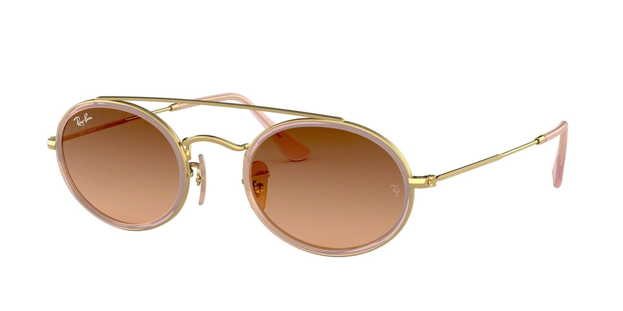 Ray-Ban RB3847N Oval Sunglasses  9125A5-ARISTA 52-23-145 - Color Map gold