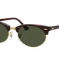 Ray-Ban CLUBMASTER OVAL RB3946 Oval Sunglasses  130431-MOCK TORTOISE 52-19-145 - Color Map havana