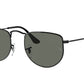 Ray-Ban ELON RB3958 Irregular Sunglasses  002/58-BLACK 50-20-145 - Color Map black
