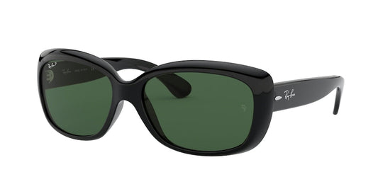 Ray-Ban JACKIE OHH RB4101 Butterfly Sunglasses  601/58-BLACK 58-17-135 - Color Map black