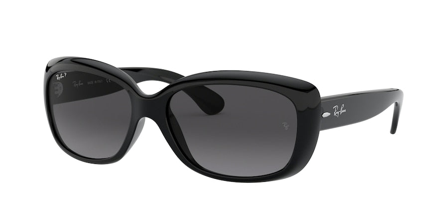 Ray-Ban JACKIE OHH RB4101 Butterfly Sunglasses  601/T3-BLACK 58-17-135 - Color Map black