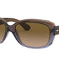 Ray-Ban JACKIE OHH RB4101 Butterfly Sunglasses  860/51-BROWN GRADIENT LILAC 58-17-135 - Color Map brown