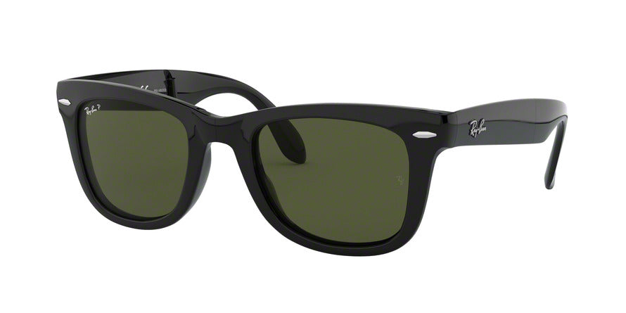 Ray-Ban FOLDING WAYFARER RB4105 Square Sunglasses  601/58-BLACK 54-20-140 - Color Map black