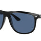 Ray-Ban BOYFRIEND RB4147 Square Sunglasses  601/80-BLACK 60-15-145 - Color Map black