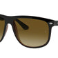 Ray-Ban BOYFRIEND RB4147 Square Sunglasses  609585-BLACK ON BROWN 60-15-145 - Color Map black