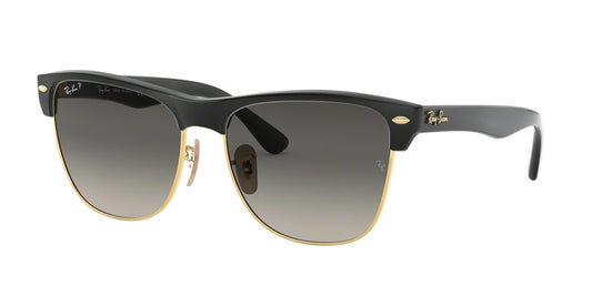 Ray-Ban CLUBMASTER OVERSIZED RB4175 Square Sunglasses  877/M3-DEMI GLOSS BLACK 57-16-145 - Color Map black