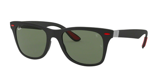 Ray-Ban FERRARI RB4195MF Square Sunglasses  F60271-MATTE BLACK 52-20-150 - Color Map black