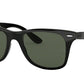 Ray-Ban WAYFARER LITEFORCE RB4195 Square Sunglasses  601/71-BLACK 52-20-150 - Color Map black