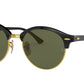 Ray-Ban CLUBROUND RB4246 Round Sunglasses  901-BLACK 51-19-145 - Color Map black