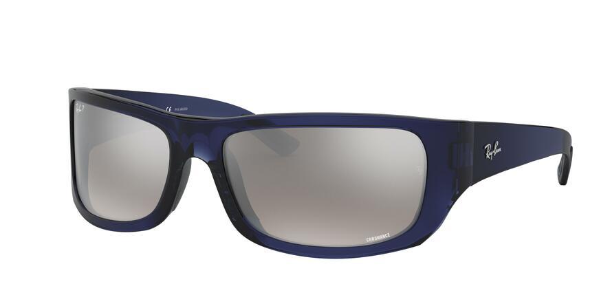 Ray-Ban RB4283CH Rectangle Sunglasses  629/5J-BLUE 64-18-125 - Color Map blue