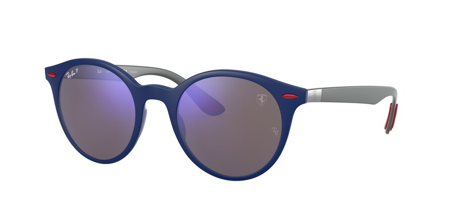 Ray-Ban RB4296M Phantos Sunglasses  F654H0-MATTE BLUE 50-21-150 - Color Map blue