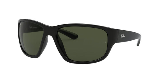 Ray-Ban RB4300 Square Sunglasses  601/31-BLACK 63-18-130 - Color Map black