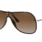 Ray-Ban RB4311N Pilot Sunglasses  710/13-LIGHT HAVANA 38-138-140 - Color Map havana