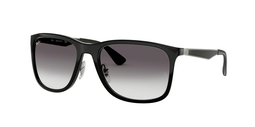 Ray-Ban RB4313 Square Sunglasses  601/8G-BLACK 58-19-140 - Color Map black
