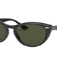 Ray-Ban NINA RB4314N Cat Eye Sunglasses  601/31-BLACK 54-18-140 - Color Map black