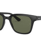 Ray-Ban RB4323F Square Sunglasses  601/9A-BLACK 51-20-150 - Color Map black