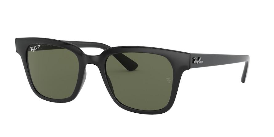 Ray-Ban RB4323F Square Sunglasses  601/9A-BLACK 51-20-150 - Color Map black