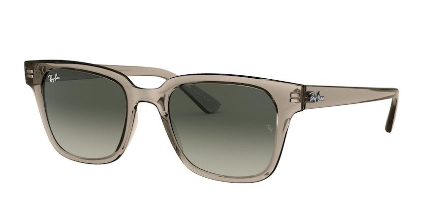 Ray-Ban RB4323F Square Sunglasses  644971-TRANSPARENT GREY 51-20-150 - Color Map grey