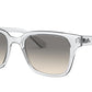 Ray-Ban RB4323 Square Sunglasses  644732-TRANSPARENT 51-20-150 - Color Map clear