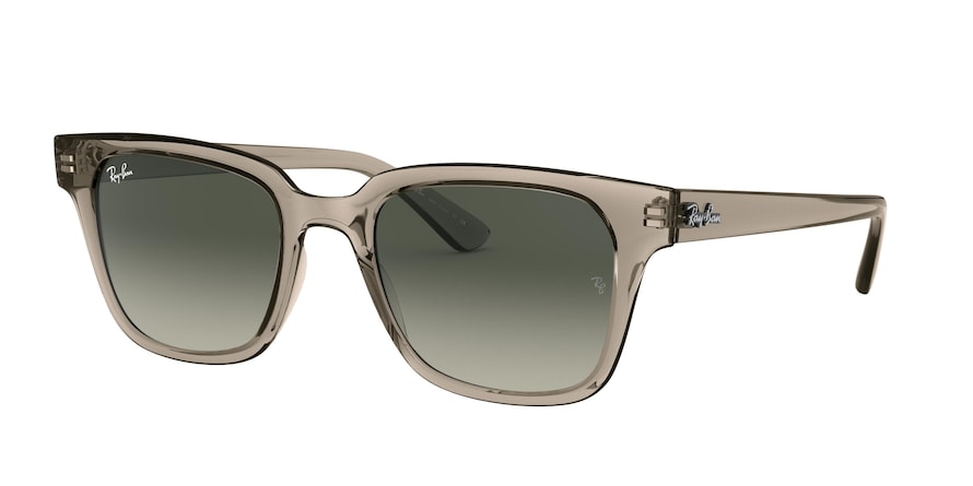 Ray-Ban RB4323 Square Sunglasses  644971-TRANSPARENT GREY 51-20-150 - Color Map grey