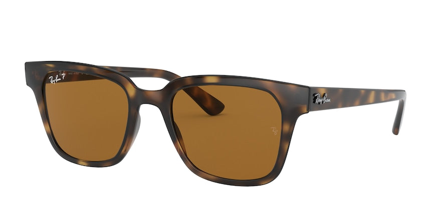 Ray-Ban RB4323 Square Sunglasses  710/83-LIGHT HAVANA 51-20-150 - Color Map havana