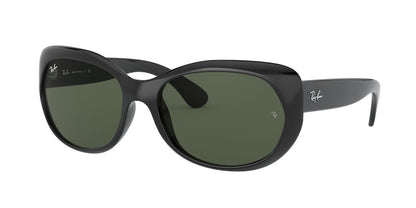Ray-Ban RB4325 Square Sunglasses  601/71-BLACK 59-18-135 - Color Map black