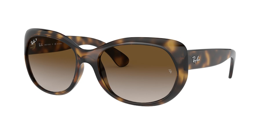 Ray-Ban RB4325 Square Sunglasses  710/T5-LIGHT HAVANA 59-18-135 - Color Map havana