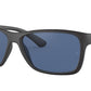 Ray-Ban RB4331F Square Sunglasses  601S80-MATTE BLACK 61-16-135 - Color Map black
