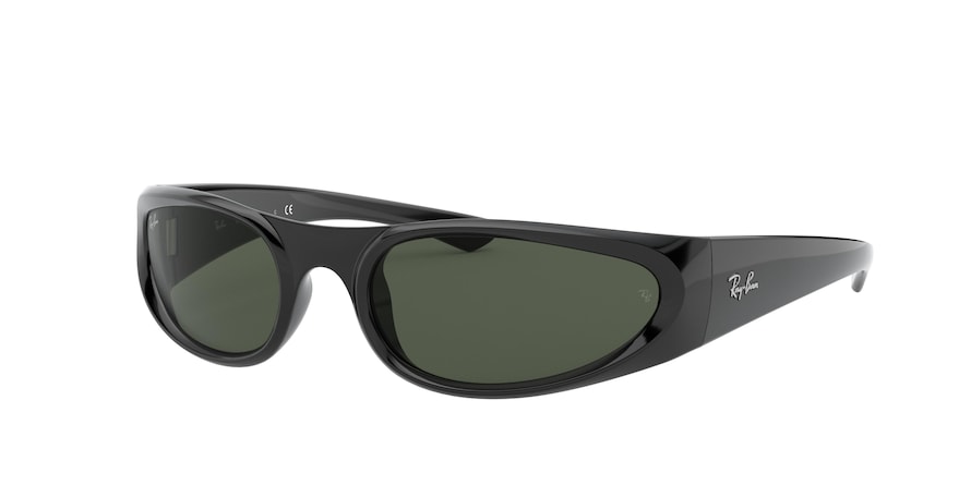 Ray-Ban RB4332 Pillow Sunglasses  601/71-BLACK 57-19-125 - Color Map black