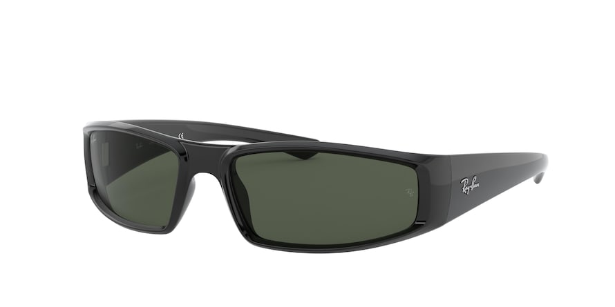 Ray-Ban RB4335 Pillow Sunglasses  601/71-BLACK 58-17-130 - Color Map black