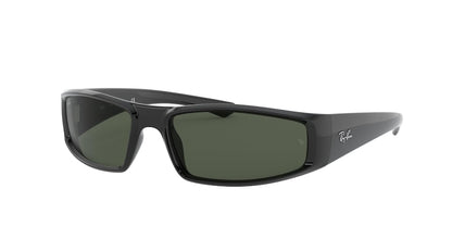 Ray-Ban RB4335 Pillow Sunglasses  601/71-BLACK 58-17-130 - Color Map black