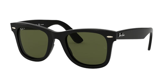 Ray-Ban WAYFARER RB4340 Square Sunglasses  601/58-BLACK 50-22-150 - Color Map black