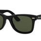 Ray-Ban WAYFARER RB4340 Square Sunglasses  601-BLACK 50-22-150 - Color Map black