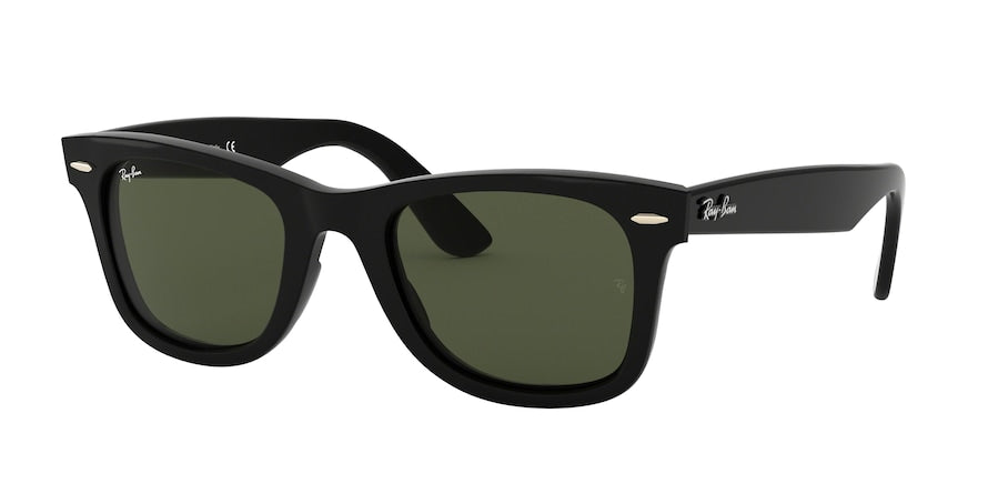 Ray-Ban WAYFARER RB4340 Square Sunglasses  601-BLACK 50-22-150 - Color Map black